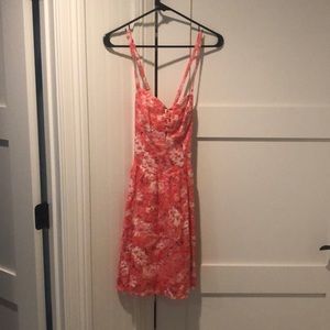 Guess cross-back floral dress